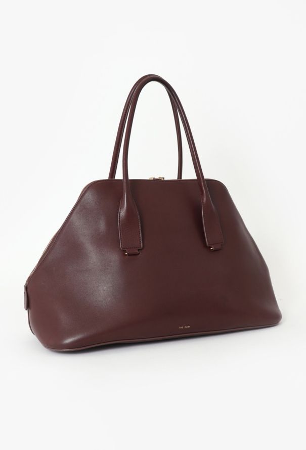 The Row Burgundy Large Devon Bag - 2