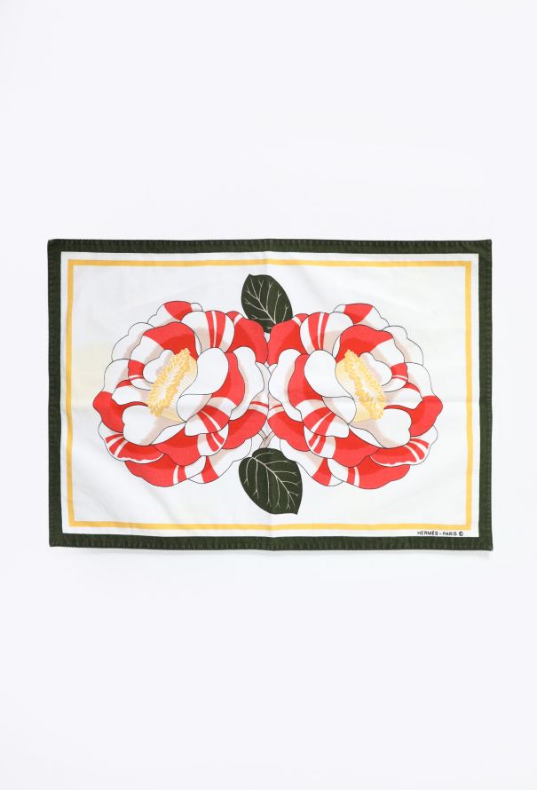 Hermès Vintage Floral Placemats Set of 6 - 1