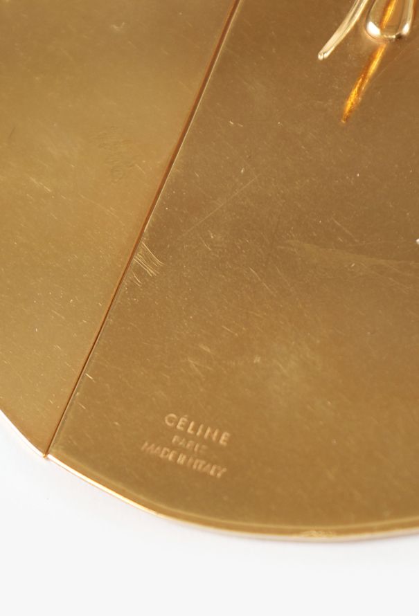 Céline Pre-Fall 2015 Flat Disc Earrings - 5