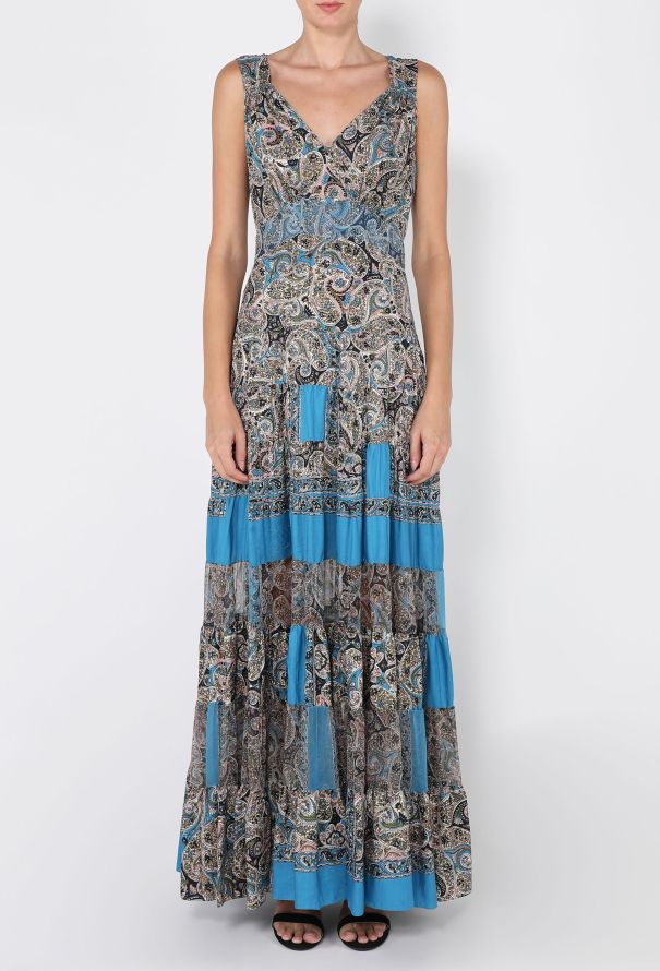 Balenciaga Paisley Silk Gown, 2006 - 3