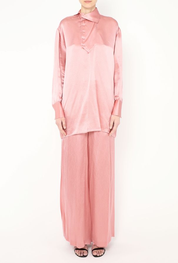 Valentino S/S 2017 Belted Charmeuse Ensemble - 5