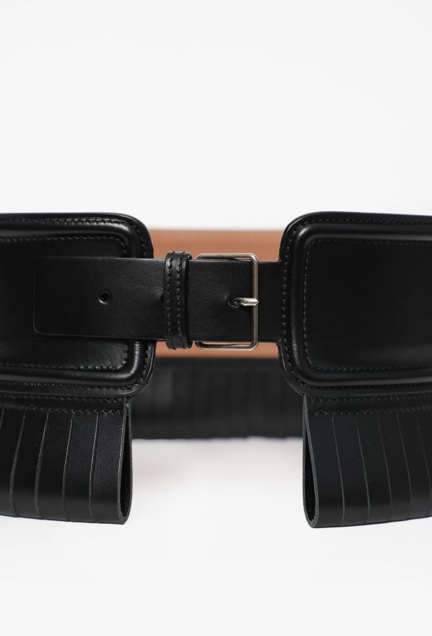 Alaïa Fringed Leather Belt - 4