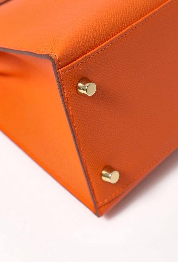 Hermès Orange H Epsom Kelly Sellier 32 - 11 Hermès Orange H Epsom Kelly Sellier 32 - 11