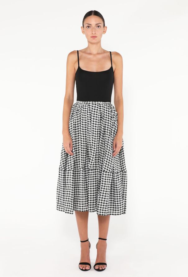 Khaite 2020 Meryl Gingham Skirt - 1