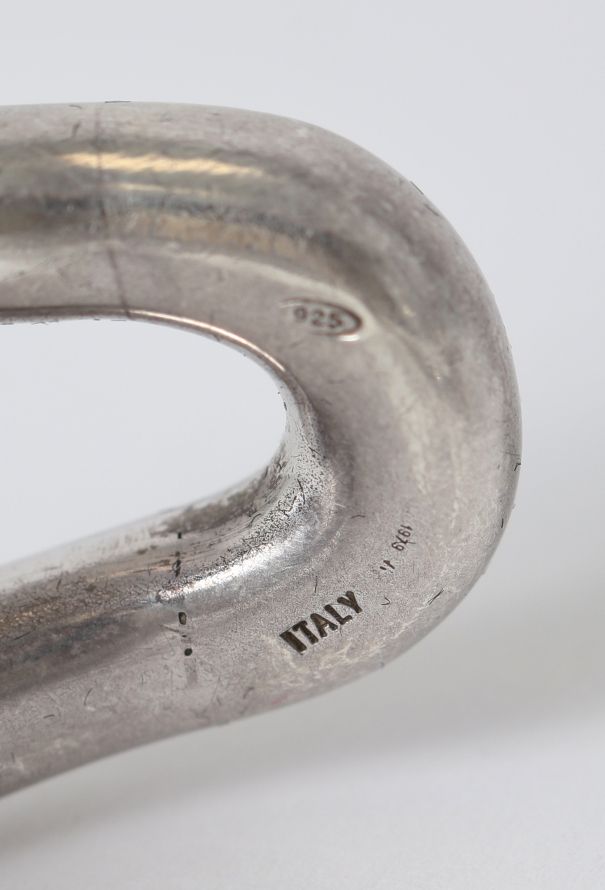 Vintage Fine Jewelry Silver Bangle Bracelet - 5