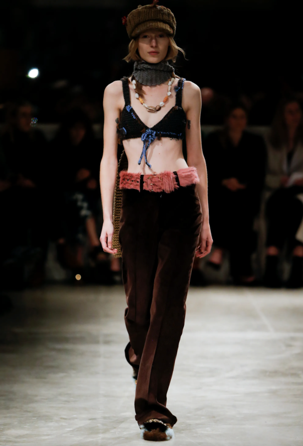 Prada 2017 Corduroy Flare Trousers - 2