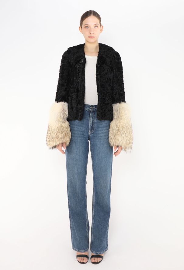 Revillon '90s Astrakhan Coyote Fur Jacket - 3