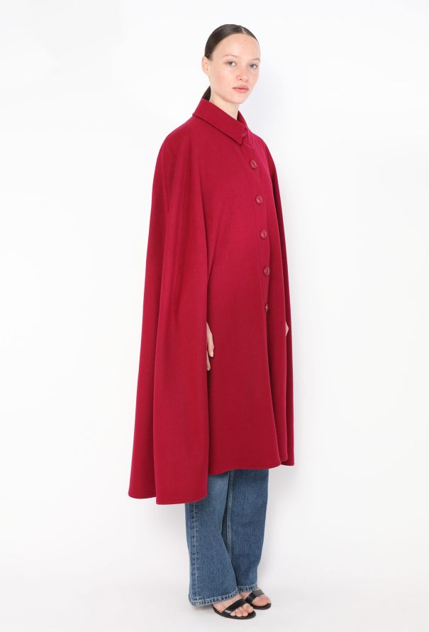 Saint Laurent Rare F/W 1988 Felted Cape - 5 Saint Laurent Rare F/W 1988 Felted Cape - 5
