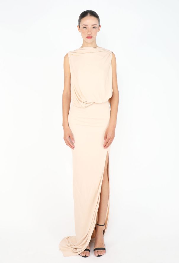 Tom Ford Open-Back Silk Gown, 2020 - 2
