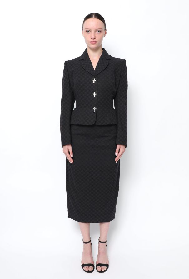 John Galliano RARE 1996 Broderie Anglaise Ensemble - 1