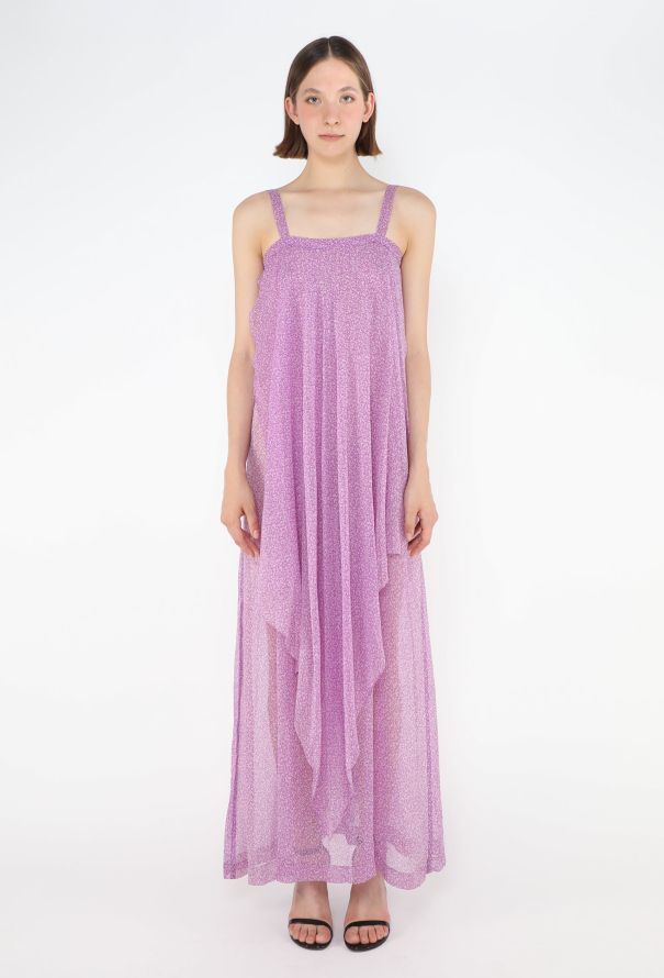 Saint Laurent COLLECTOR 1971 Floral Silk Kaftan - 1