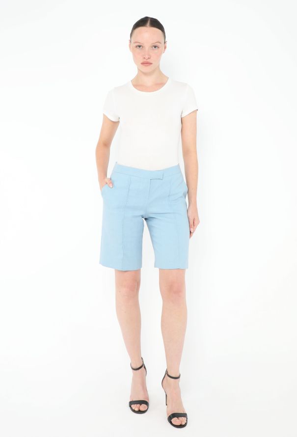 Chloé 2007 Linen Shorts Ensemble - 4