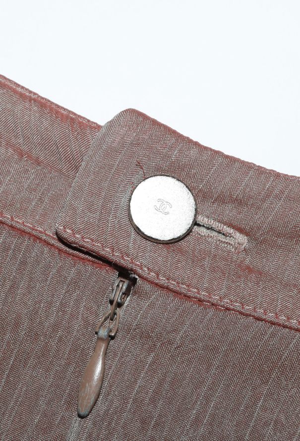 Chanel CAMPAIGN 1999 Iridescent Georgette Skirt - 7