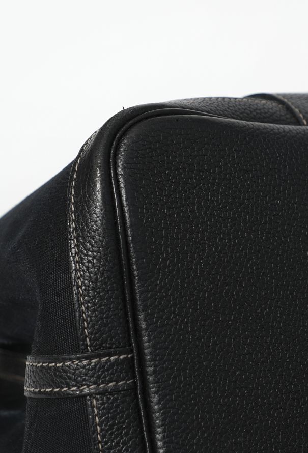 Hermès Black Toile & Négonda Garden Party 36 Bag - 8