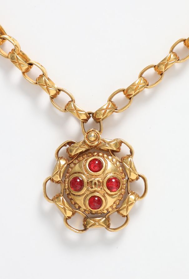 Chanel Vintage Castellane Gripoix Pendant Sautoir - 2
