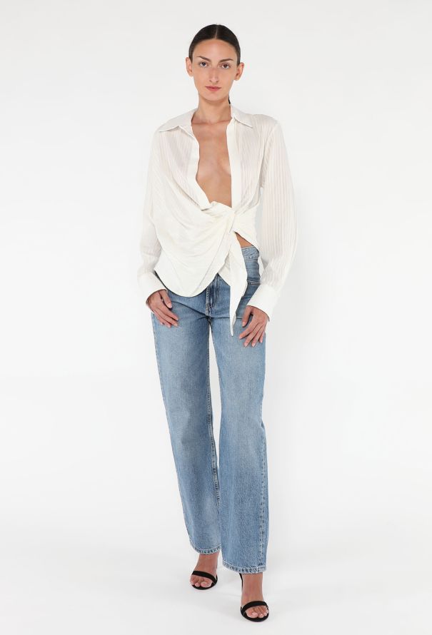 Jacquemus 2019 La Riviera Asymmetrical Shirt - 3