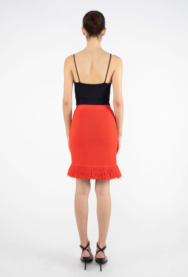 Bottega Veneta S/S 2021 Fringe Crochet Skirt - 5