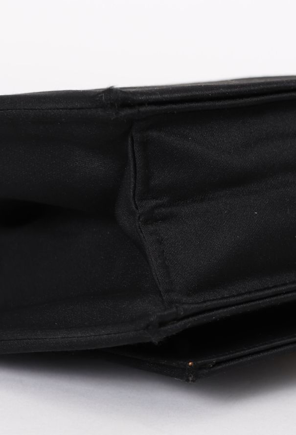 Saint Laurent '80 Couture Black Silk Clutch - 10 Saint Laurent '80 Couture Black Silk Clutch - 10