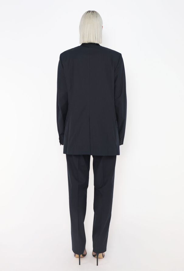 Helmut Lang Early 2000s Navy Smoking Suit - 6