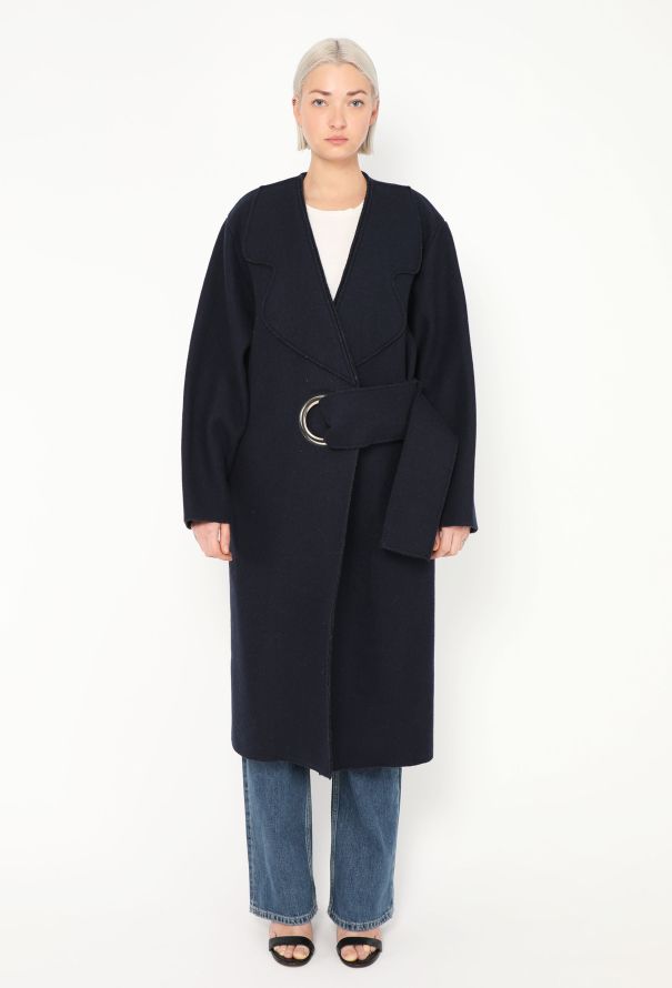 Jacquemus Pre-Fall 2015 Belted Eyelet Coat - 1