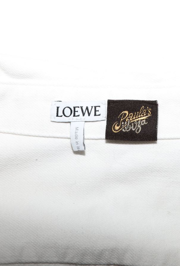 Loewe 2025 x Paula’s Ibiza Slit Drawstring Shirt - 7