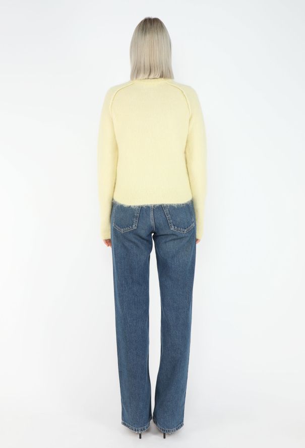 Jil Sander 2024 Mohair Knit Cropped Sweater - 4