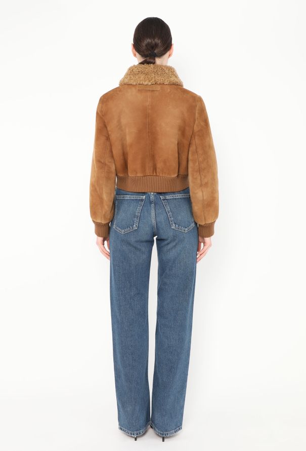 Miu Miu F/W 2022 Suede Bomber Jacket - 6 Miu Miu F/W 2022 Suede Bomber Jacket - 6