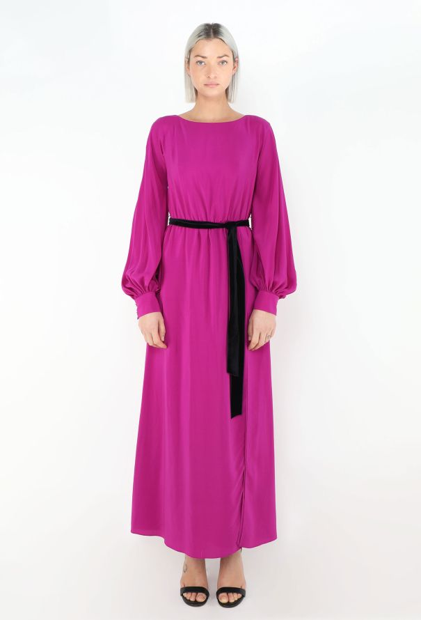 Gucci 2022 Silk Slit Maxi Dress - 1