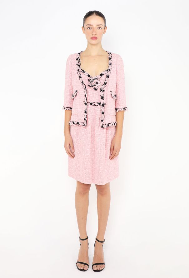 Chanel S/S 2007 Camélia Tweed  Dress - 3