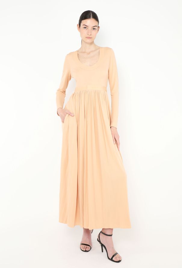 Céline S/S 2016 Pleated Crêpe Dress - 5