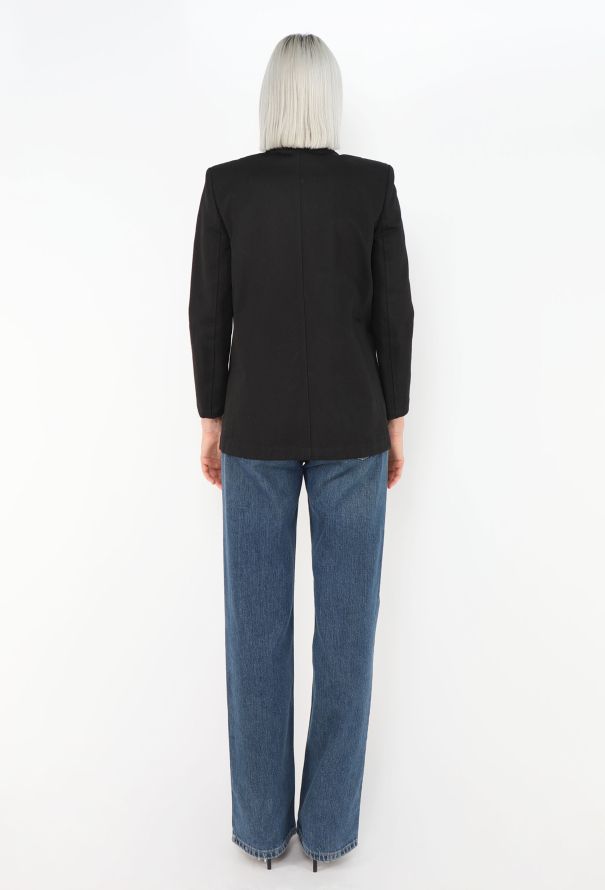 Balmain Classic Coat Of Arms Peacoat - 7