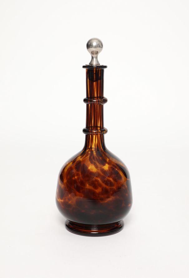 Vintage Objects & Decor '70s Tortoiseshell Decanter - 1