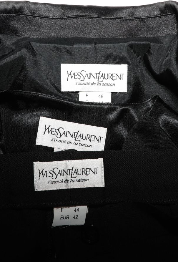 Saint Laurent 1996 x La Redoute 3-piece Smoking Suit - 12