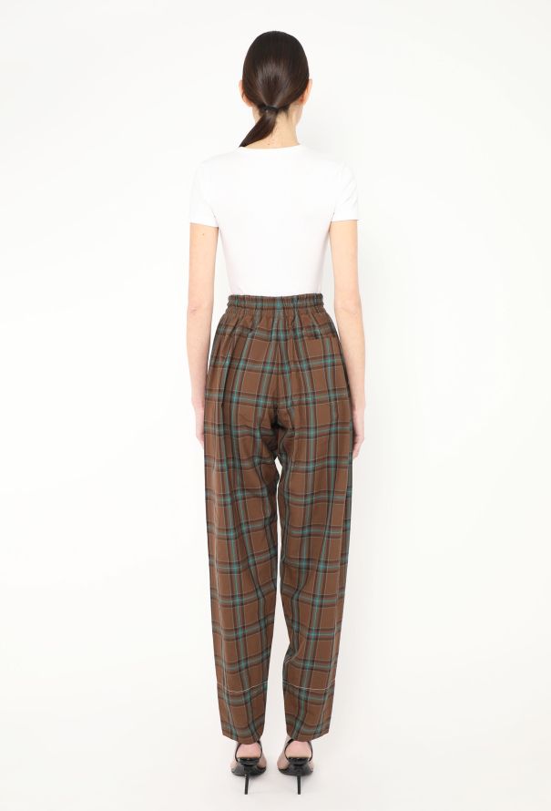 Céline 2017 Checkered Cotton Trousers - 4 Céline 2017 Checkered Cotton Trousers - 4