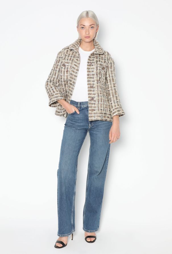 Chanel Pre-Fall 2016 Paris-Rome Tweed 'CC' Coin Jacket - 1