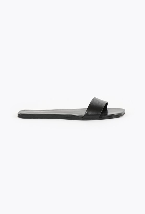 The Row S/S 2023 Chocolate Leather Sandals - 1