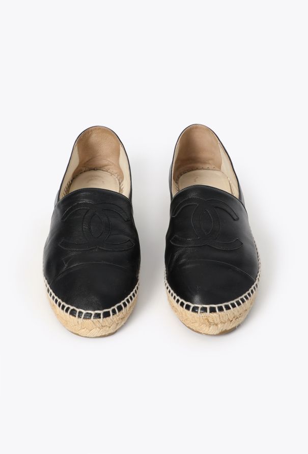 Chanel Leather 'CC' Espadrilles - 2