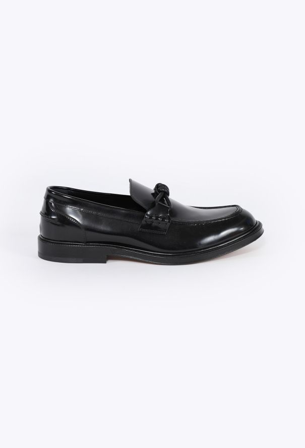 Bottega Veneta 2024 Knotted Leather Loafers - 1