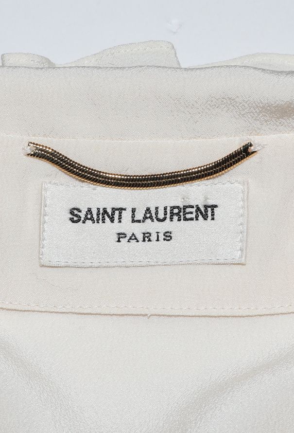 Saint Laurent S/S 2013 Classic Ruffled Blouse - 7