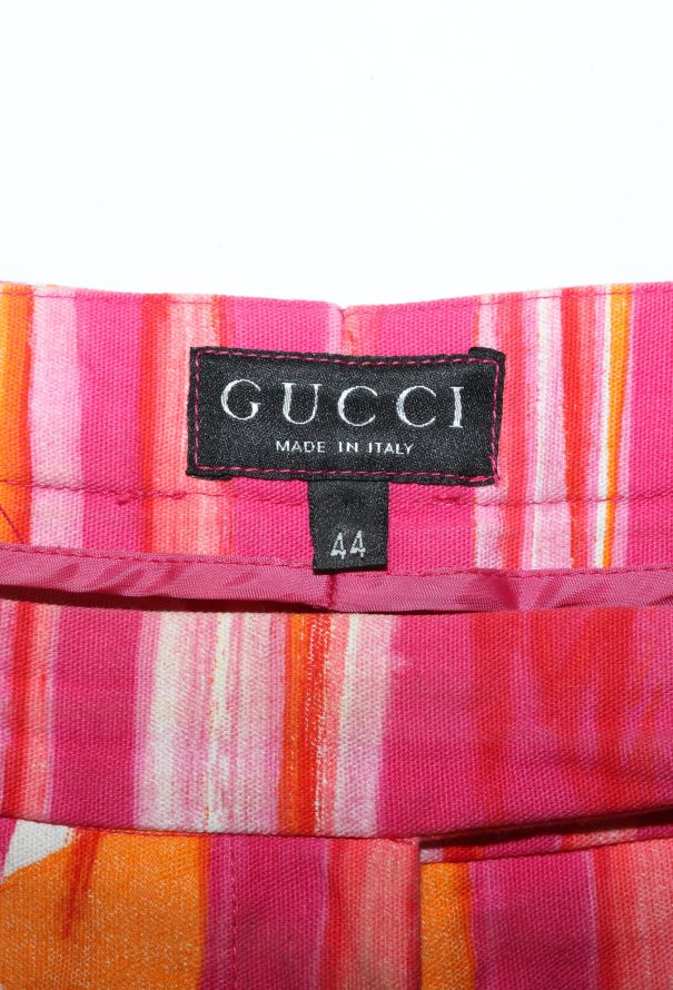 Gucci S/S 1996 Graphic Printed Trousers - 10