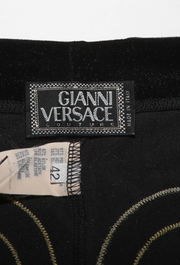 Gianni Versace Baroque Velvet Leggings, F/W 1991 - 7