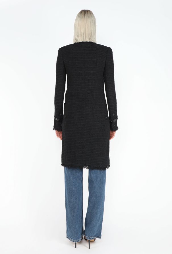 Chanel Fall 2004 Frayed Tweed Coat - 5
