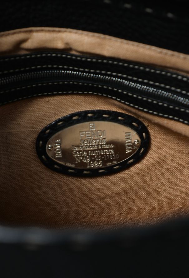 Fendi Vintage Selleria Borghese Bag - 12
