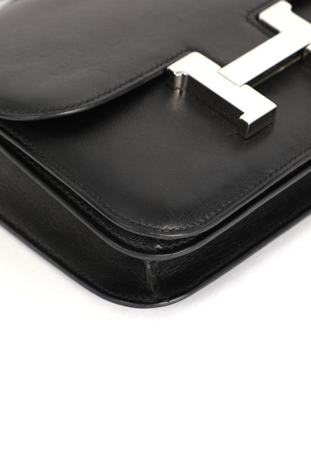 Hermès Black Mini Swift Constance 18 Bag - 11