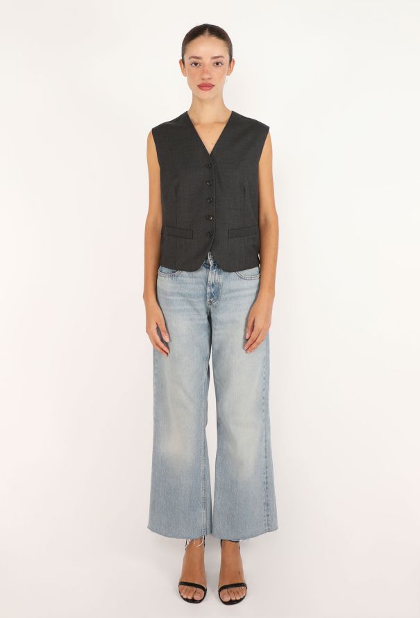 The Row Vega Anthracite Vest, F/W 2020 - 3