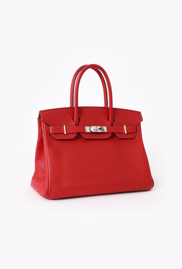 Hermès Red Epsom Birkin 30 - 3 Hermès Red Epsom Birkin 30 - 3