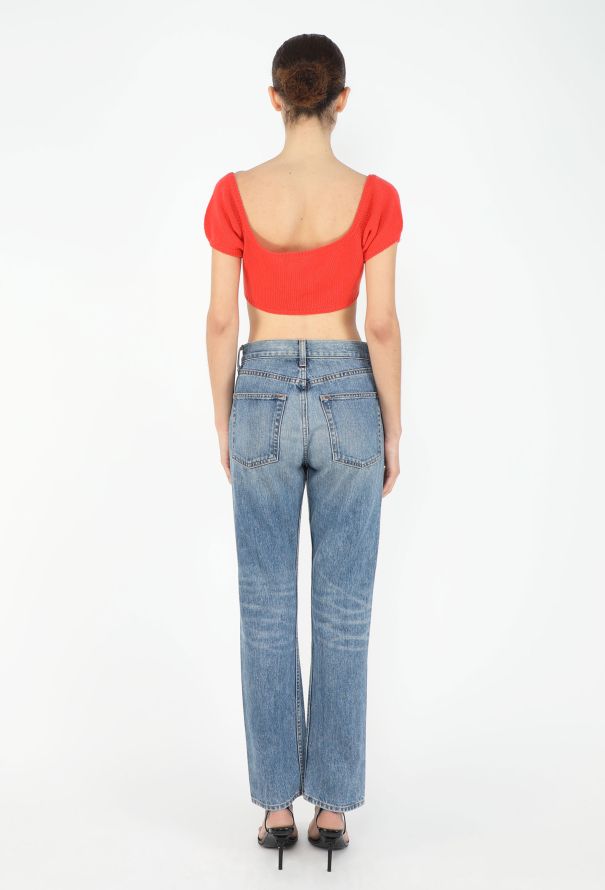 Prada Cashmere Knit Cropped Top - 4