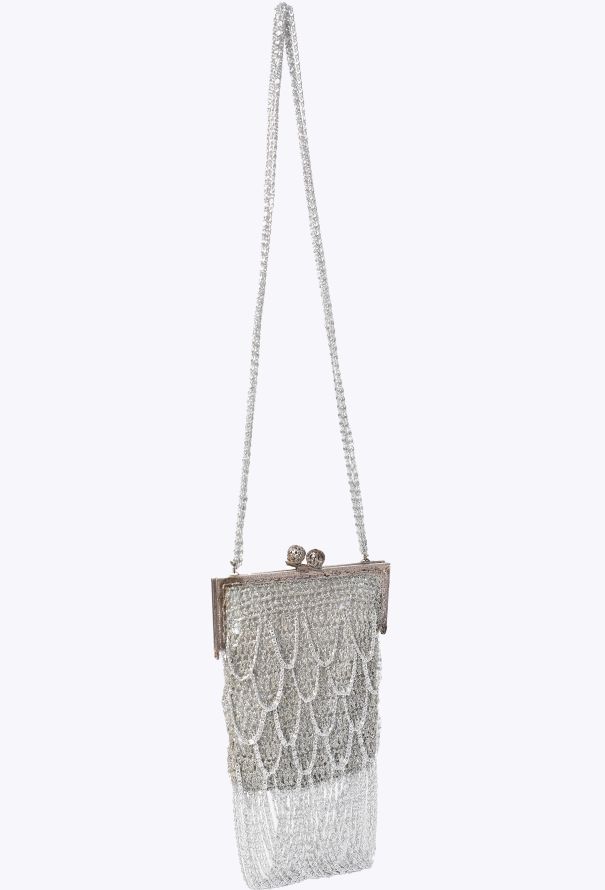 Azzaro '70s Evening Frame Chain Clutch - 2