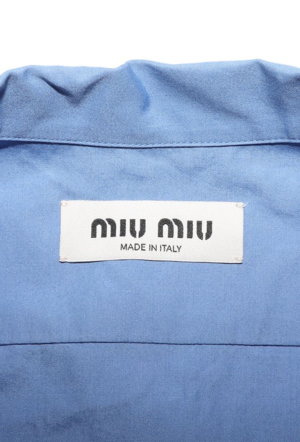 Miu Miu F/W 2024 Poplin Pajama Shirt - 5