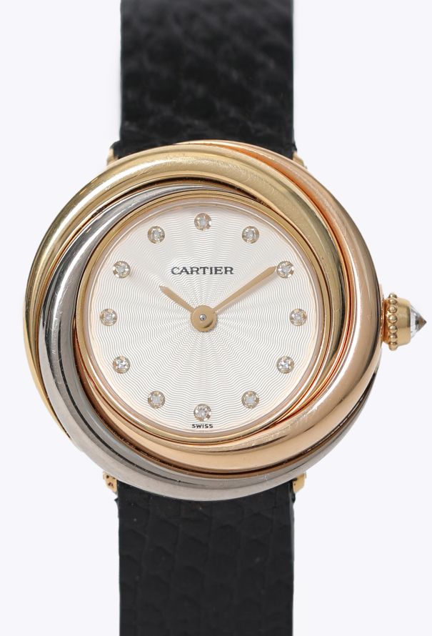 Cartier Vintage 18K Gold & Diamonds Trinity Watch - 3